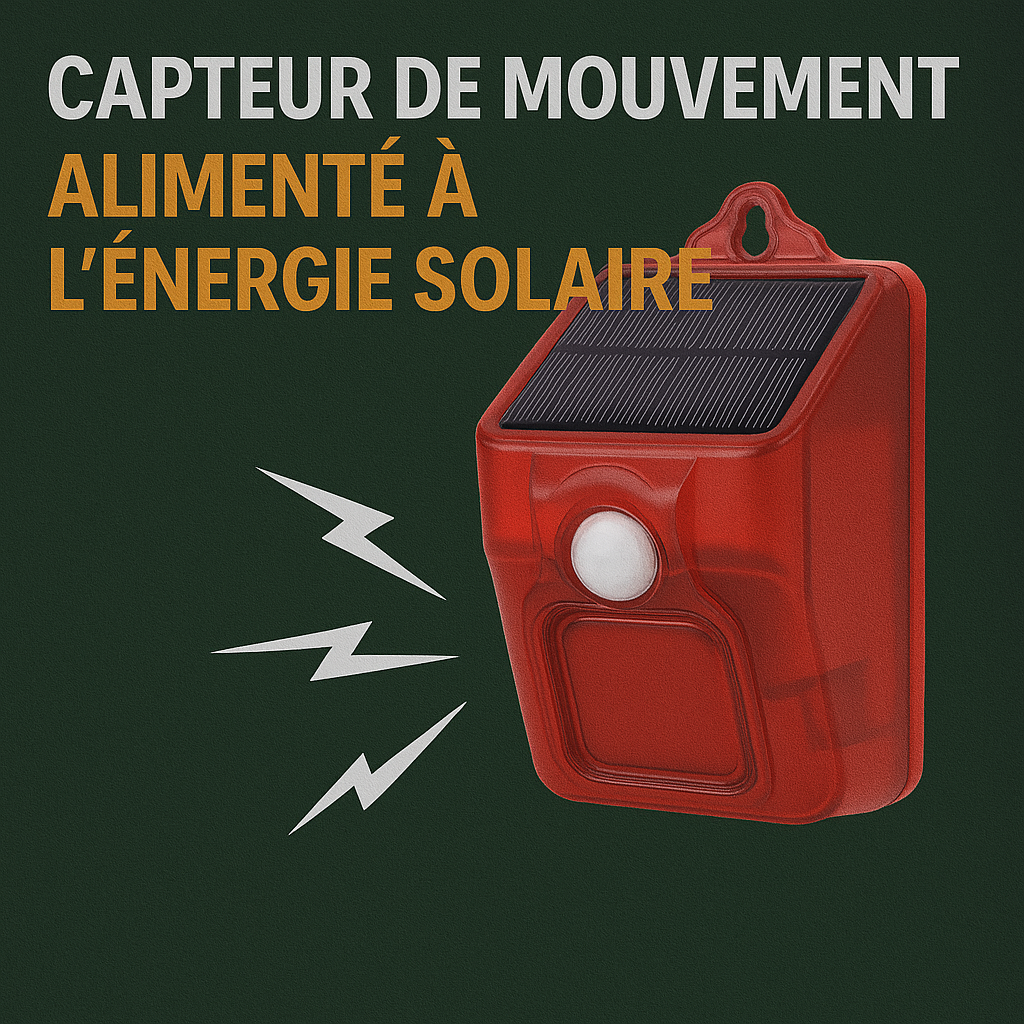 Détecteur de Mouvement Solaire