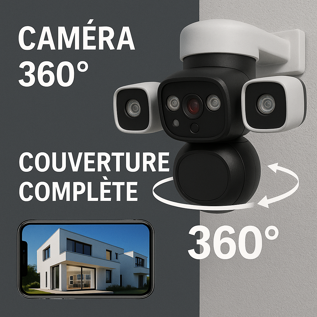 Caméra Intelligente 360° + WiFi